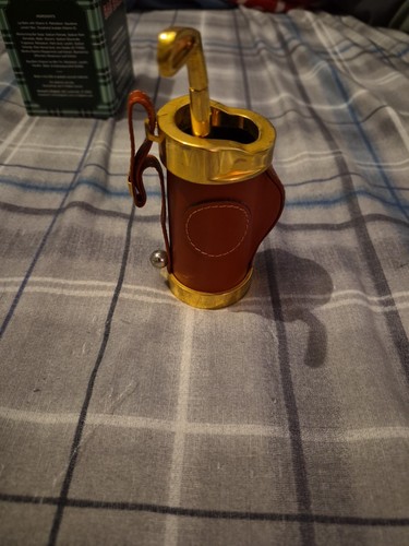 Golf club bag desk pen - golf,